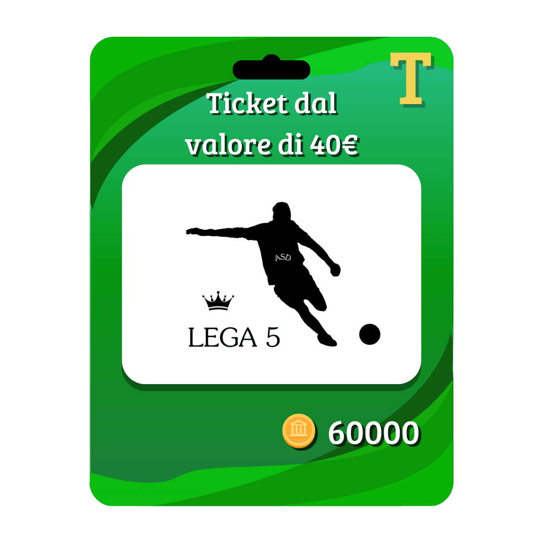 Premio per 60000 punti Lega 5 Club
